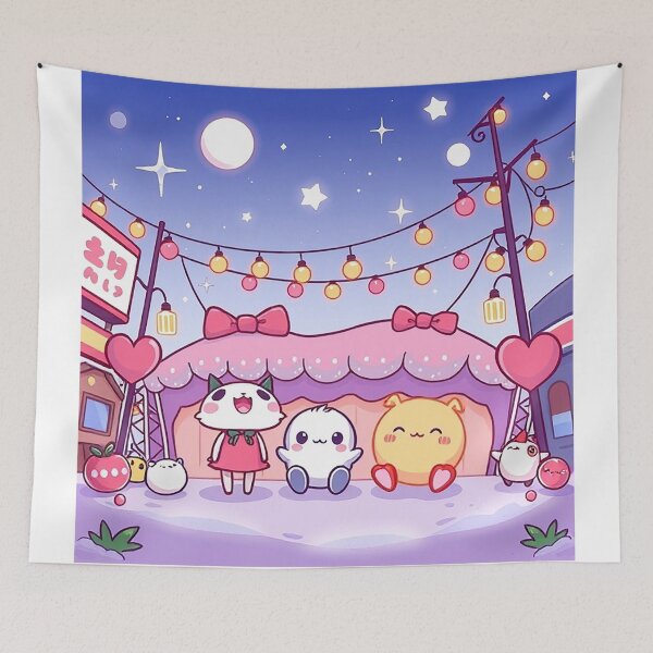 Item preview, Starlit Kawaii Carnival designed and sold by ErGoBa.