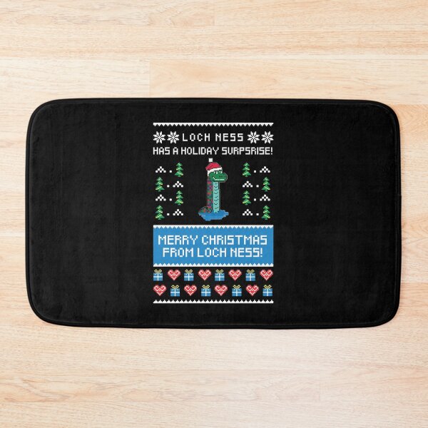 Item preview, Cryptid Ugly Christmas Loch Ness designed and sold by Getup-clothing.