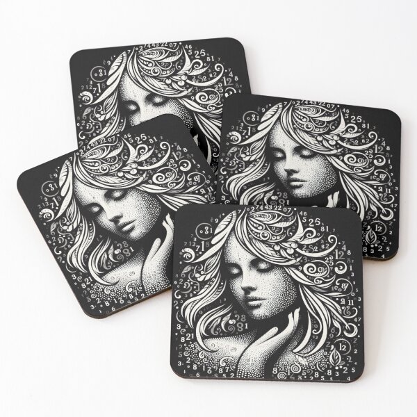 Item preview, Art and Math Collide: Stunning Numbered Portrait designed and sold by red one.
