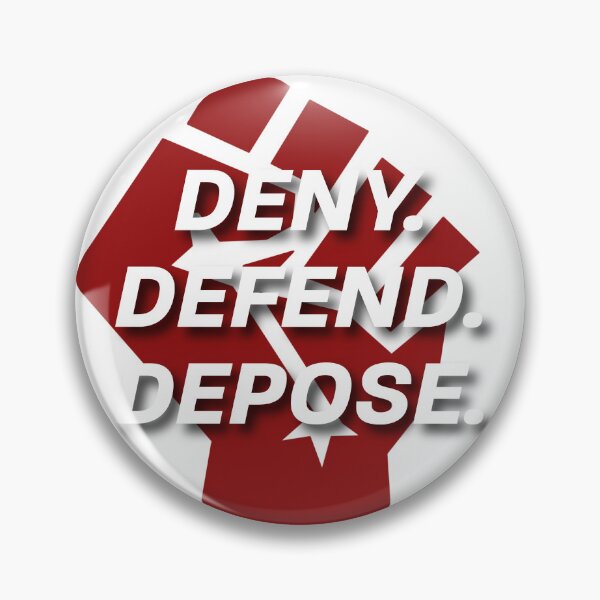 Item preview, Deny Defend Depose Fist designed and sold by zachtammy.