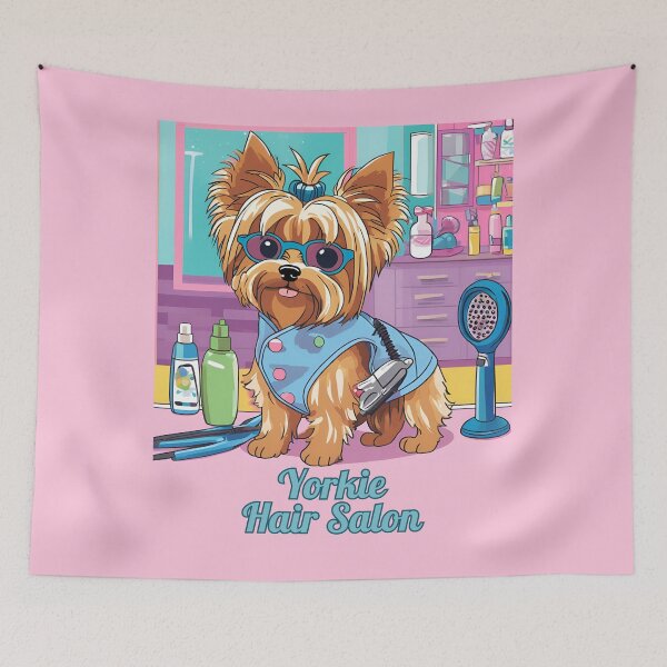 Item preview, Yorkie Hair Stylist - Bad Hair Days Beware! designed and sold by JCRockDesign.