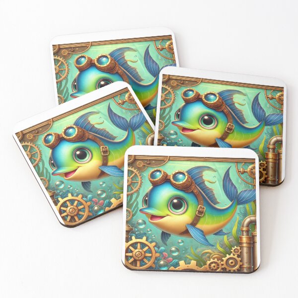 Item preview, Steampunk Mahi Mahi designed and sold by Sillytoe.