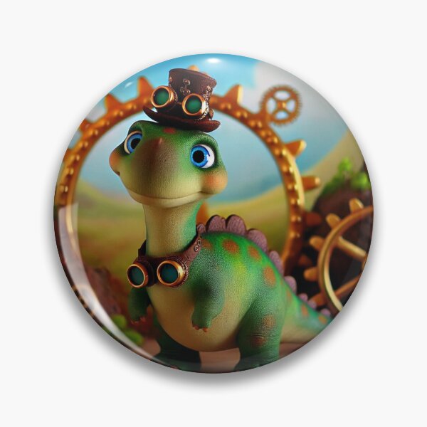 Item preview, Steampunk Maiasaura designed and sold by Sillytoe.