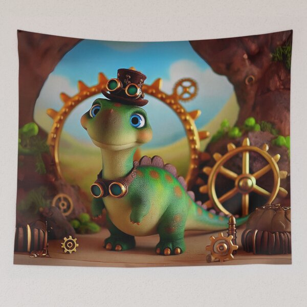 Item preview, Steampunk Maiasaura designed and sold by Sillytoe.