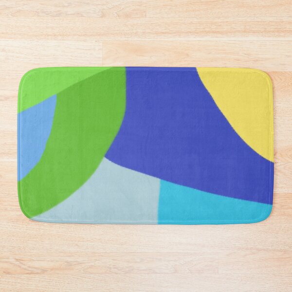Item preview, Vibrant Abstract Art with Green, Blue, and Yellow Colorful Shapes designed and sold by Beautiful art store.