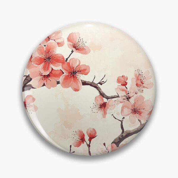Item preview, Elegant Cherry Blossom Pattern - Japanese Floral Art Design designed and sold by InkInduldge.