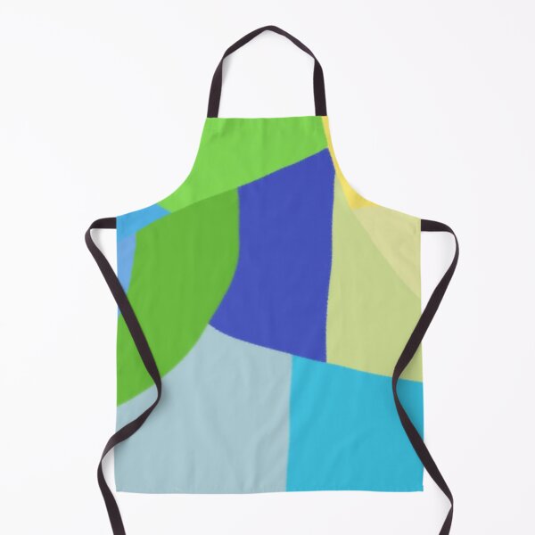 Item preview, Vibrant Abstract Art with Green, Blue, and Yellow Colorful Shapes designed and sold by Beautiful art store.