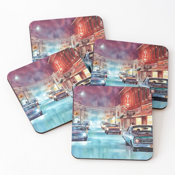 Item preview, Saturday Night Snow designed and sold by RCWatercolours.