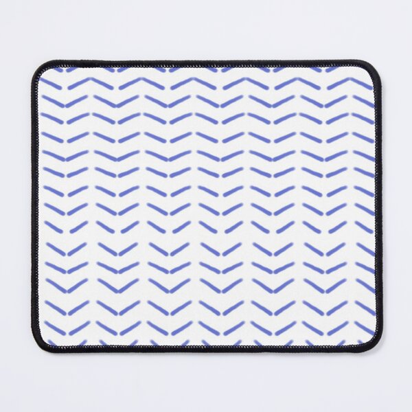 Item preview, Blue Pattern with Repetitive Geometric Abstract Design on White Background designed and sold by Beautiful art store.