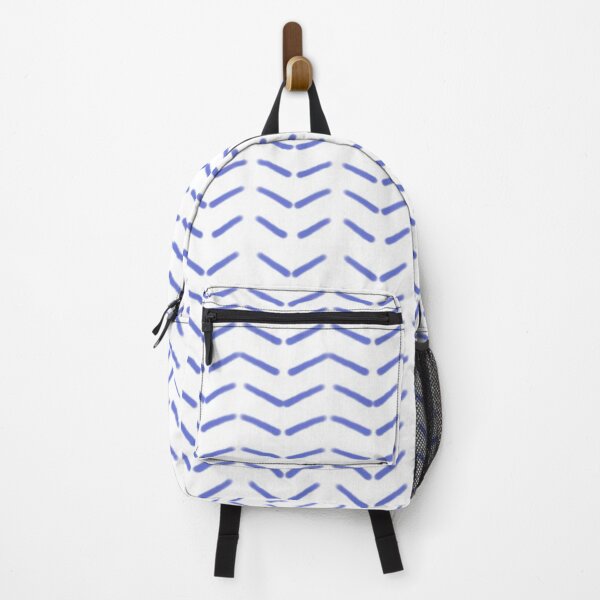 Item preview, Blue Pattern with Repetitive Geometric Abstract Design on White Background designed and sold by Beautiful art store.