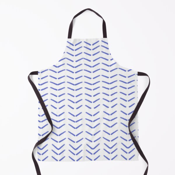 Item preview, Blue Pattern with Repetitive Geometric Abstract Design on White Background designed and sold by Beautiful art store.