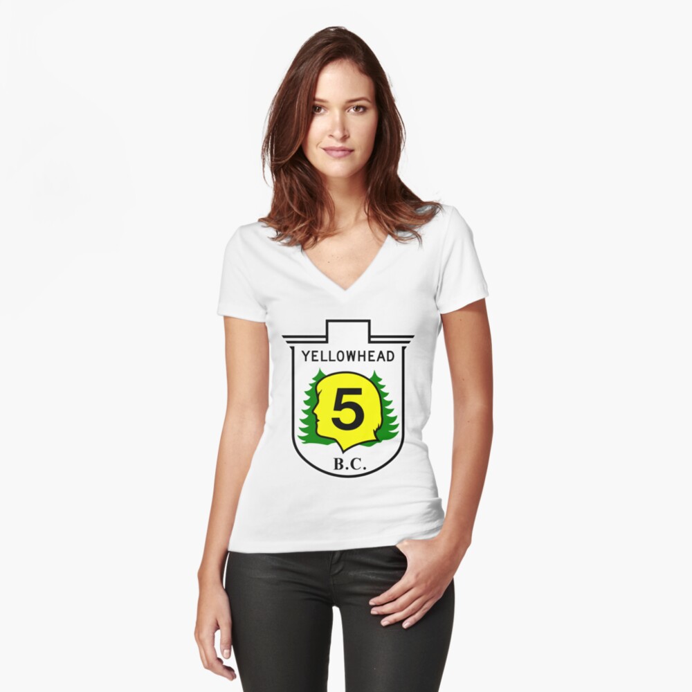 Item preview, Fitted V-Neck T-Shirt designed and sold by djakri.