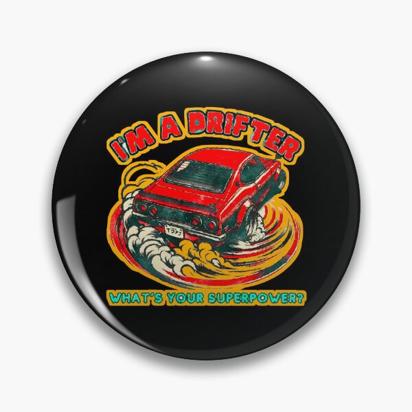 Item preview, I'm a Drifter - What's Your Superpower? Retro Drift Car Design designed and sold by Michael van der Hoorn.