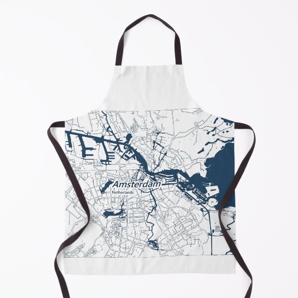 Item preview, Map of Amsterdam City, Netherlands designed and sold by mapsgallery.