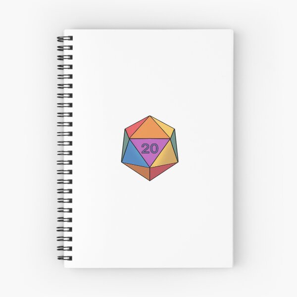 Item preview, pride rainbow d20 dice designed and sold by Layz-chips.