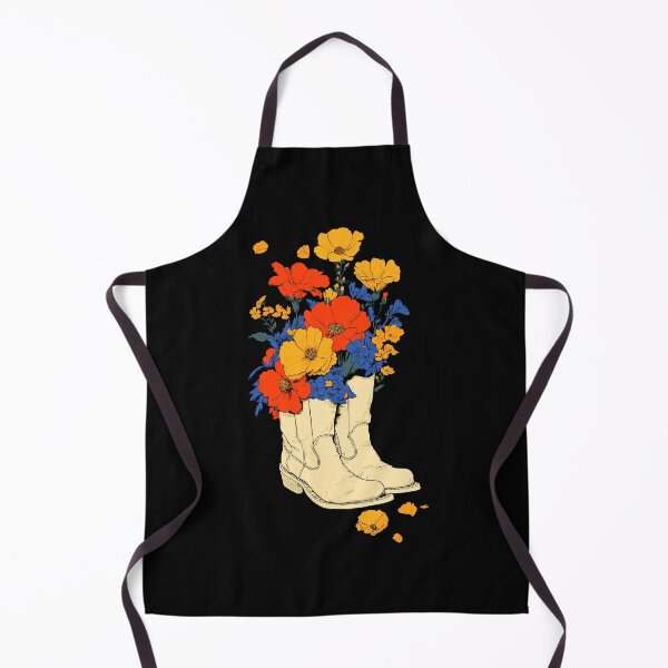 Aperçu de l'œuvre Bottes western remplies de fleurs créée et vendue par Liededrom..
