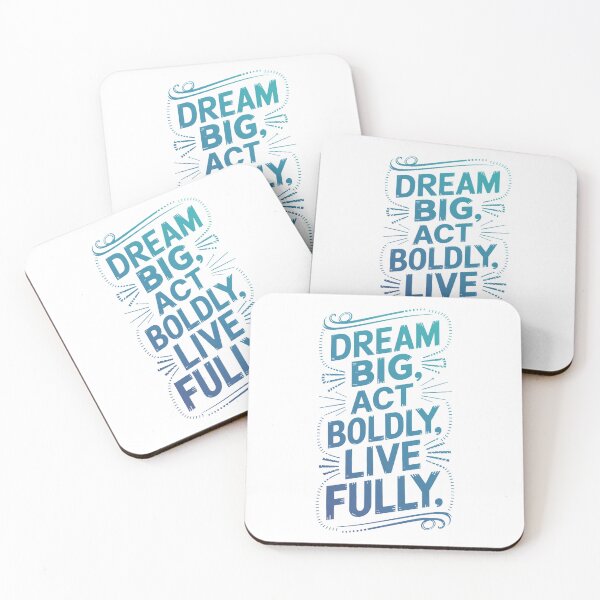 Item preview, DREAM BIG, ACT BOLDLY, LIVE FULLY. designed and sold by PGAart.