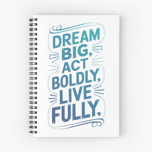 Item preview, DREAM BIG, ACT BOLDLY, LIVE FULLY. designed and sold by PGAart.