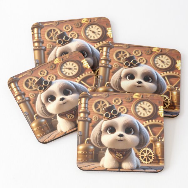 Item preview, Steampunk Maltese Shih Tzu designed and sold by Sillytoe.