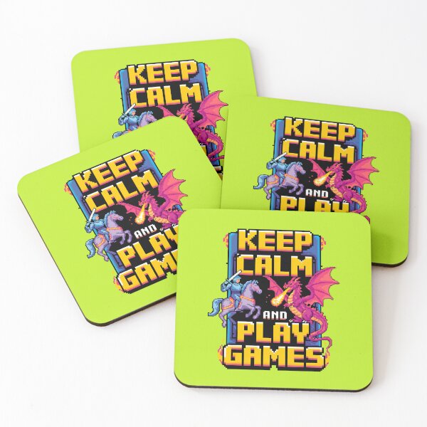 Item preview, Keep Calm And Play Games Gaming Quote designed and sold by TheArtOfPat.