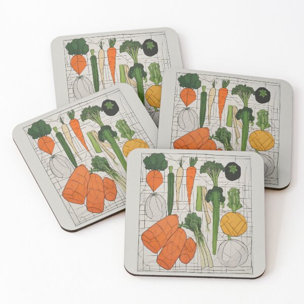 Item preview, "Geometric Vegetables: Contemporary Artistry" designed and sold by Artisticanvas.