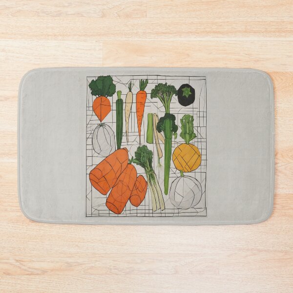 Item preview, "Geometric Vegetables: Contemporary Artistry" designed and sold by Artisticanvas.