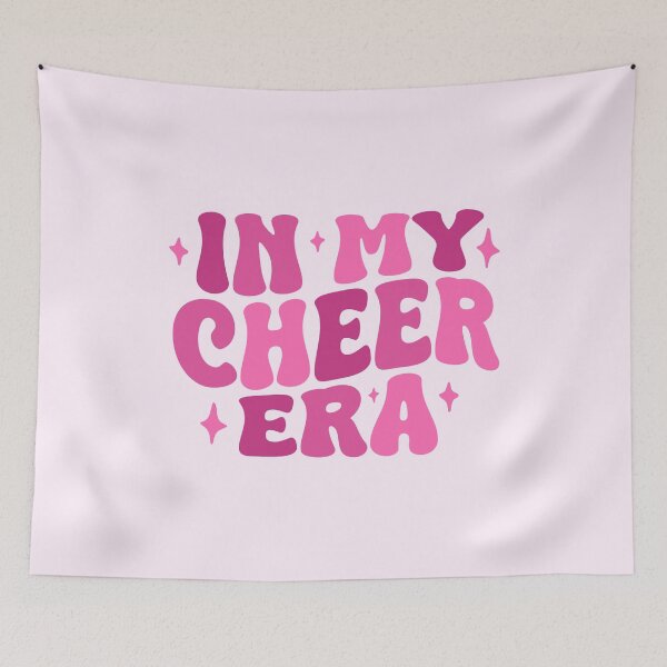 Item preview, In My Cheer Era , Cheerleader , Cheerleading , Dancing , Wavy Stacked Text , Groovy , Retro Font  designed and sold by ClaudiaGrosso.