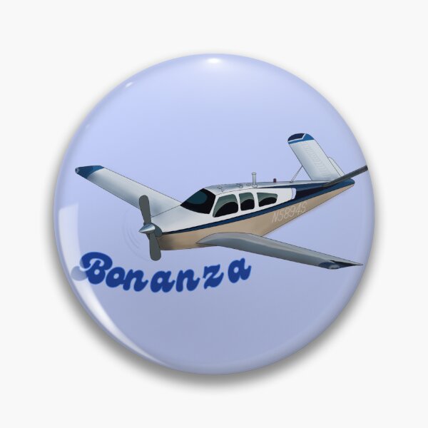 Item preview, Twin tail Beechcraft Bonanza designed and sold by ErynFalasDesign.