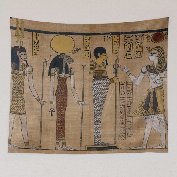 Item preview, The Great Harris Papyrus:  Ramesses III before the triad of Memphis designed and sold by RickE.