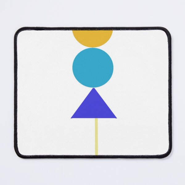 Item preview, Abstract Geometric Shape Composition in Bold Colors designed and sold by Beautiful art store.