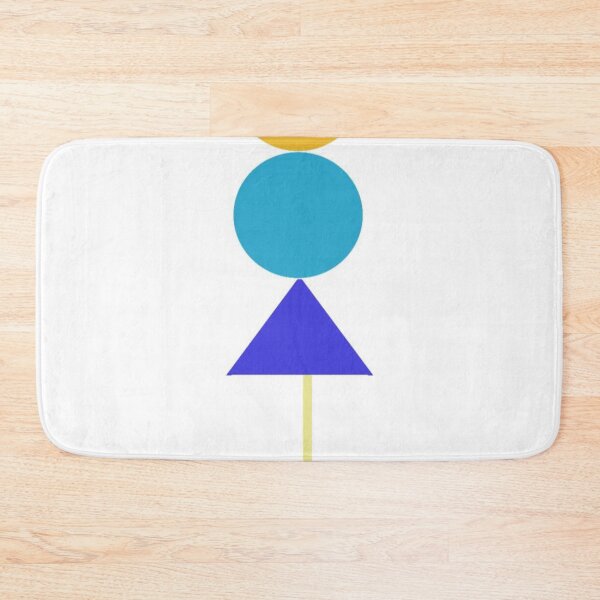 Item preview, Abstract Geometric Shape Composition in Bold Colors designed and sold by Beautiful art store.