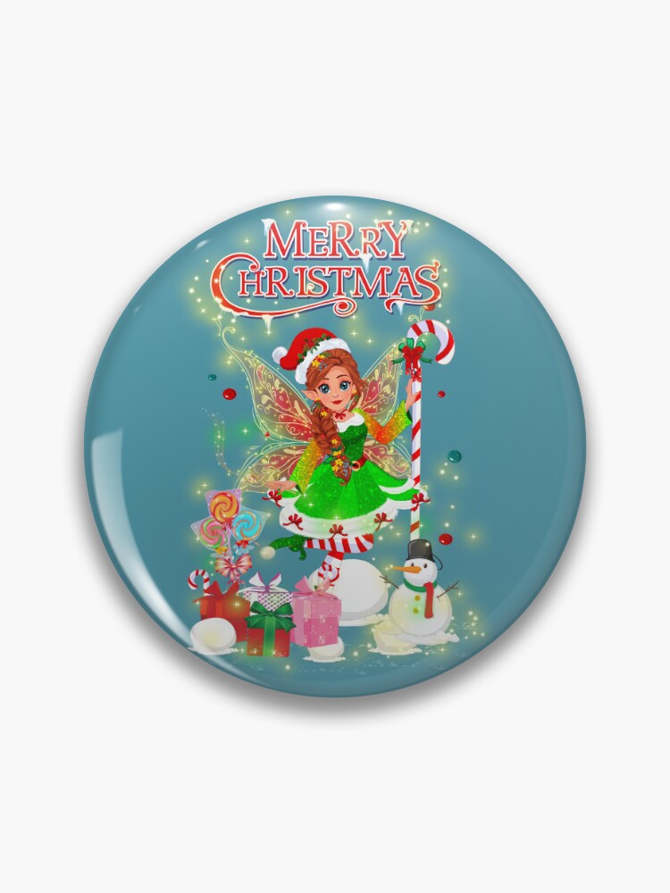 Thumbnail 1 of 3, Pin, The Fairy Merry Christmas~ Where Holiday Magic Meets Fairy Style! designed and sold by FairyBookClub.