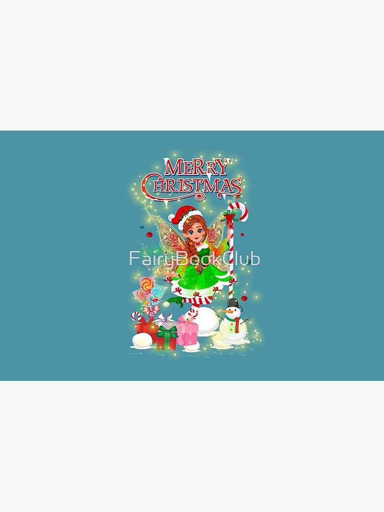 Thumbnail 4 of 4, Zipper Pouch, The Fairy Merry Christmas~ Where Holiday Magic Meets Fairy Style! designed and sold by FairyBookClub.