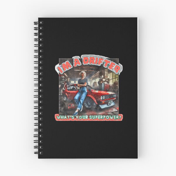 Item preview, I'm a Drifter - What's Your Superpower? Retro Car and Garage Design designed and sold by Michael van der Hoorn.