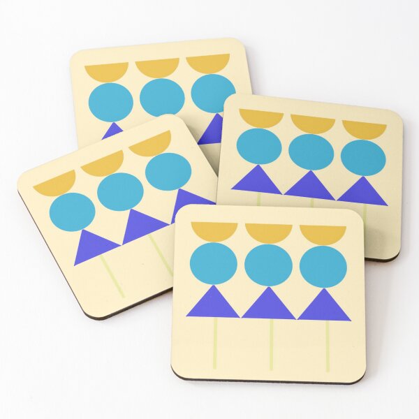 Item preview, Abstract Geometric Shape Composition in Bold Colors designed and sold by Beautiful art store.