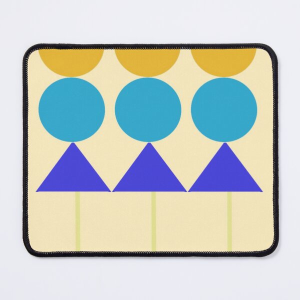 Item preview, Abstract Geometric Shape Composition in Bold Colors designed and sold by Beautiful art store.