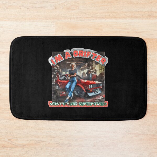 Item preview, I'm a Drifter - What's Your Superpower? Retro Car and Garage Design designed and sold by Michael van der Hoorn.