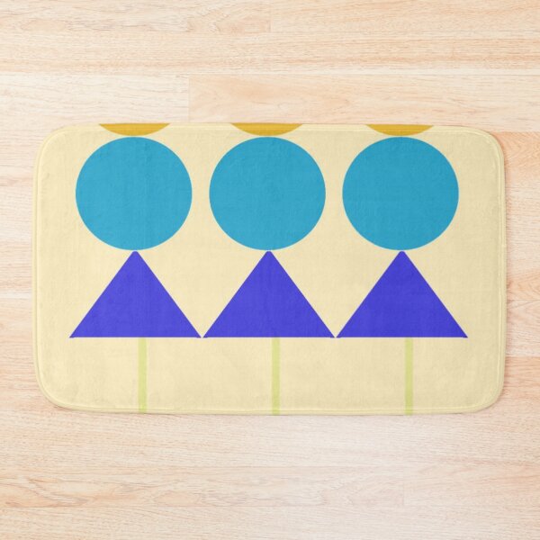 Item preview, Abstract Geometric Shape Composition in Bold Colors designed and sold by Beautiful art store.