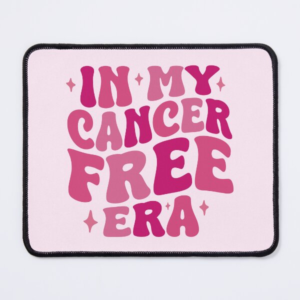 Item preview, In My Cancer Free Era , Survivor , Pink Ribbon , Breast Cancer Awareness , Warrior , October We Wear Pink , Cancer Free , Groovy , Retro Wavy Text Font  designed and sold by ClaudiaGrosso.
