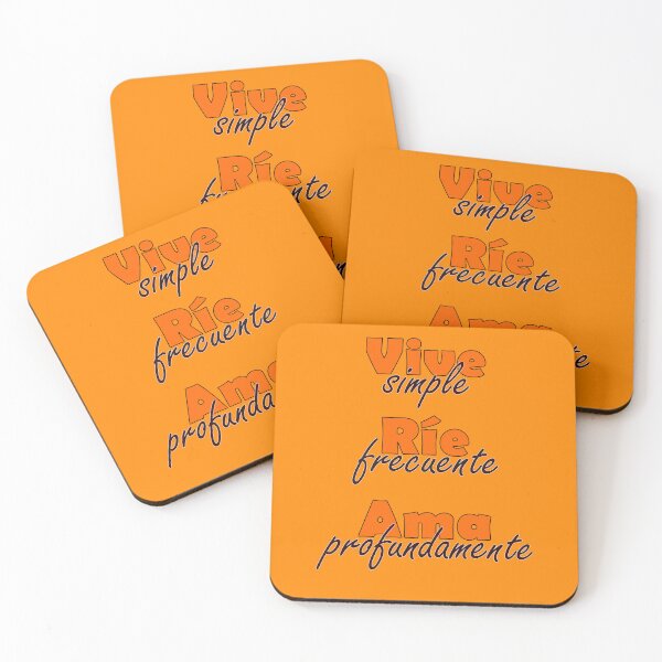 Item preview, Vive simple, ríe frecuente, ama profundamente designed and sold by Magia Ficcion.