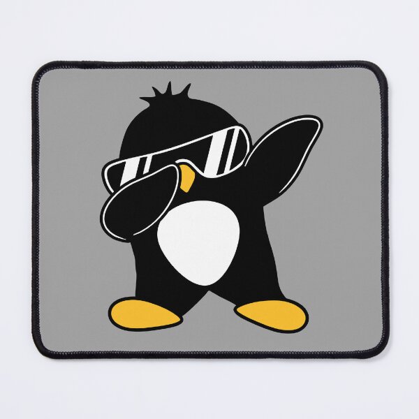 Item preview, Dabbing Penguin Dab Dance Pose Party Black Sunglasses designed and sold by shirt-o-mat.