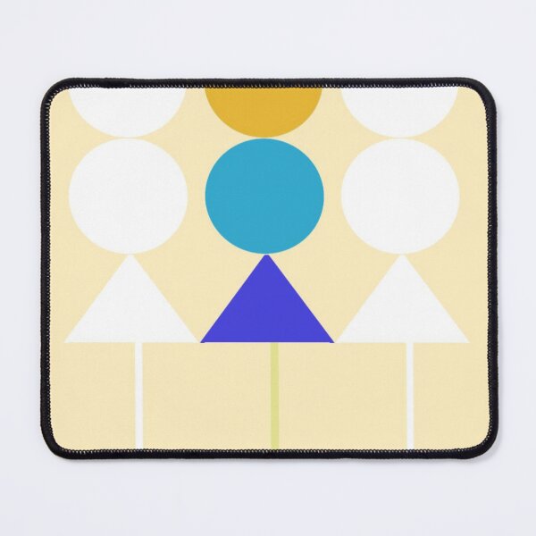 Item preview, Abstract Geometric Shape Composition in Bold Colors designed and sold by Beautiful art store.