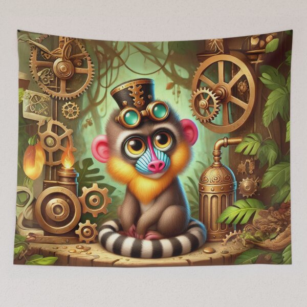 Item preview, Steampunk Mandril designed and sold by Sillytoe.