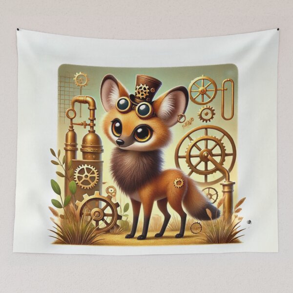 Item preview, Steampunk Maned Wolf designed and sold by Sillytoe.