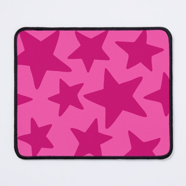 Item preview, Hot Pink Wonky Stars designed and sold by STUDIO MORE Los Angeles.