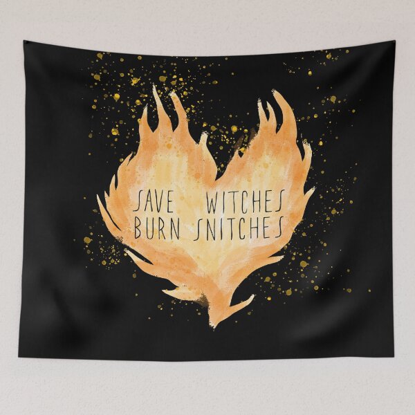 Item preview, Save Witches Burn Snitches designed and sold by Covengirl666.