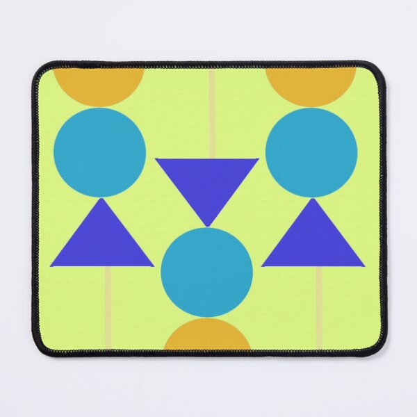 Item preview, Abstract Geometric Shape Composition in Bold Colors designed and sold by Beautiful art store.