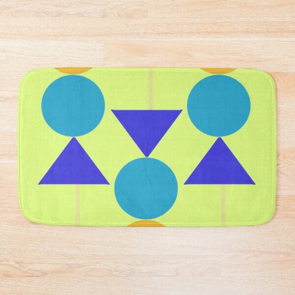 Item preview, Abstract Geometric Shape Composition in Bold Colors designed and sold by Beautiful art store.