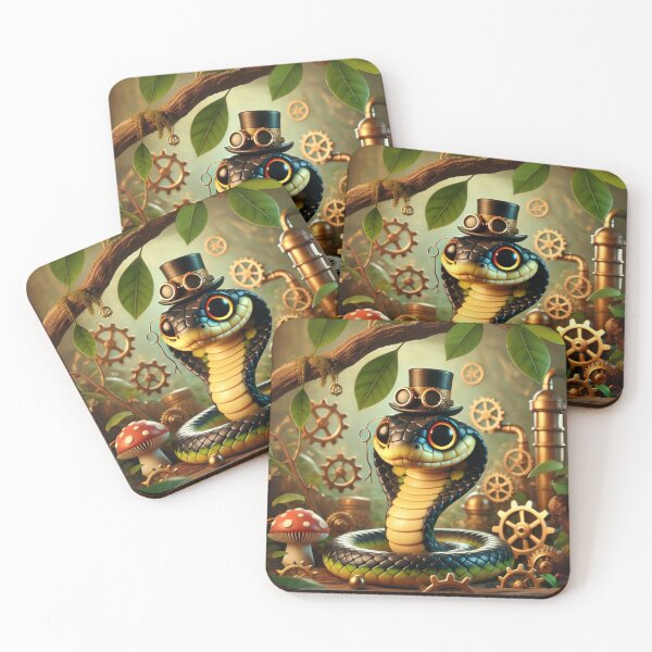 Item preview, Steampunk Mangrove Snake designed and sold by Sillytoe.