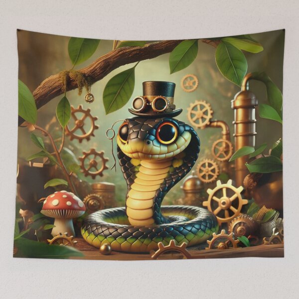 Item preview, Steampunk Mangrove Snake designed and sold by Sillytoe.